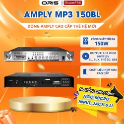 Amply tăng âm công suất 100W MP3-150U có bluetooth, đọc MP3 thẻ nhớ, USB