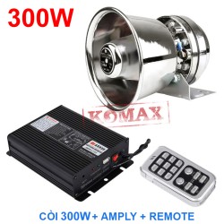 Bộ còi hú amply không dây cho xe cứu hộ AS920-C300TT