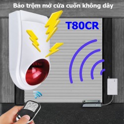 Bộ chống trộm cửa cuốn T80CR giải pháp bảo vệ an ninh đơn giản nhưng hiệu quả