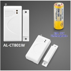 Công tắc từ báo động gắn cửa không dây AL-CT801W tần số 433Mhz