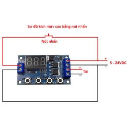 Mạch tạo trễ đóng ngắt theo chu kì 5v, 12v, 24v, 36VDC