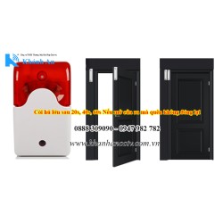 Hướng dẫn cài đặt bộ đèn cảnh báo trạng thái quên đóng mở cửa KSA-AL11