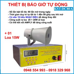 Hướng dẫn cài đặt chuông báo giờ tự động DC-80A, DC-80AB, DC-80AWL