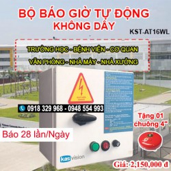 Chuông điện không dây cho nhà xưởng trường học