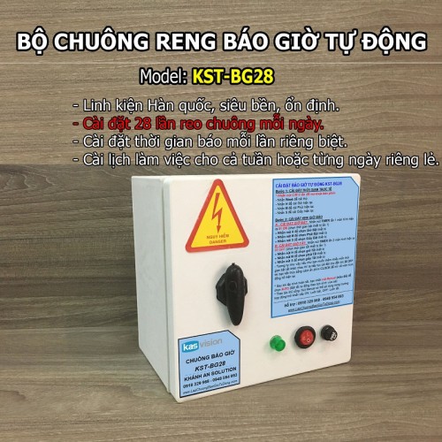 Giải pháp chuông reo báo giờ tự động không dây cho nhà xưởng