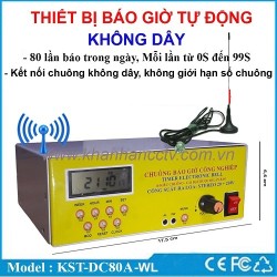 Bộ điều khiển báo giờ tự động không dây KST-DC80A-WL