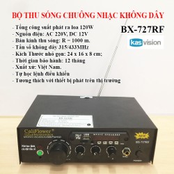 Bộ thu sóng chuông nhạc không dây BX-727RF 120W