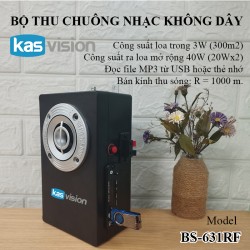 Bộ thu sóng chuông nhạc không dây + loa 30W BX-727RF/30W