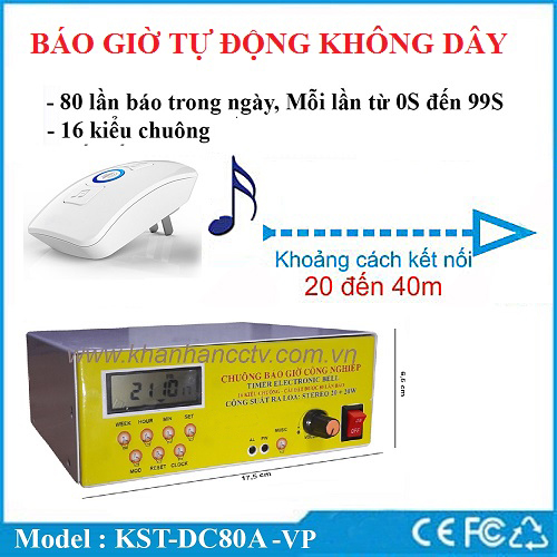 Giải pháp chuông báo giờ tự động không dây cho văn phòng