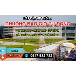 Lắp chuông báo giờ làm việc tự động tại TPHCM