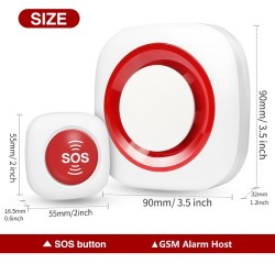 Chuông báo khẩn cấp cho người già, báo qua điện thoại KOS-3005G-B