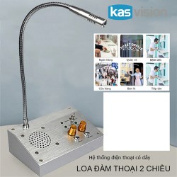 Điện thoại có micro kèm loa thông báo đàm thoại 2 chiều NP1201(K11) dùng cho ngân hàng, công ty chứng khoán, bưu điện, nhà ga, trạm thanh toán, phòng vé, bệnh viện