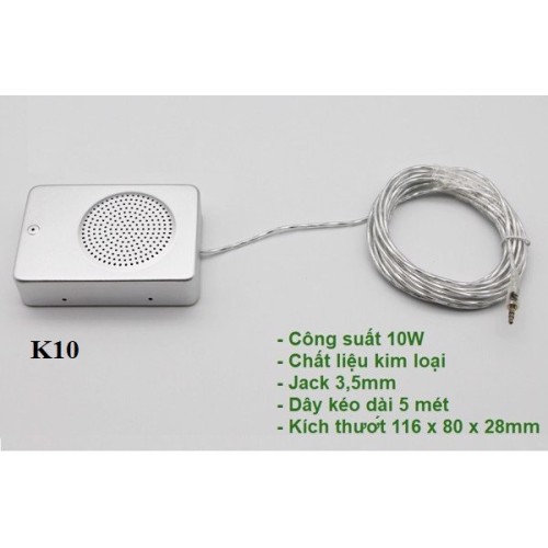 Loa và Micro đàm thoại K10, 10W vỏ kim loại, đại lý, phân phối,mua bán, lắp đặt giá rẻ Loa và Micro đàm thoại K10, 10W vỏ kim loại, đại lý, phân phối,mua bán, lắp đặt giá rẻ