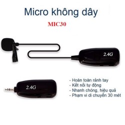 Micro cài áo WiFi không dây MIC30