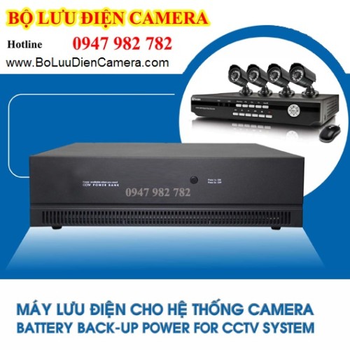 Cách tính bộ lưu điện cho hệ thống camera