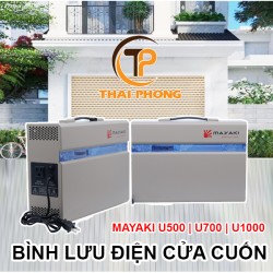 Bộ lưu điện cửa cuốn MAYAKI U1000 Titanium tải Motor 1000Kg