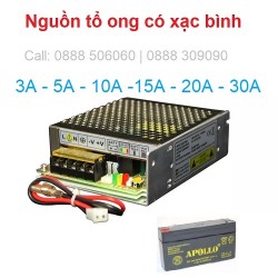 Nguồn tổ ong có xạc bình acquy 12V 10A ZTH1210B