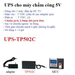 Bộ pin ups cho máy chấm công 5V UPS-TP502A-C