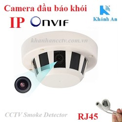 Camera IP nguỵ trang đầu báo khói có cổng mạng KA-D300IP, chuẩn Onvif (lắp tất các đầu ghi IP trên thị trường)