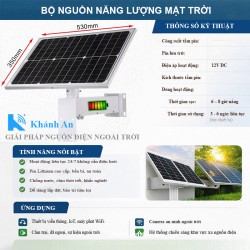 Bộ Pin lưu trữ điện năng lượng mặt trời 12V 30Ah KA-SL30Ah, tấm pin 40W cho camera, báo động, đèn chiếu sáng, thiết bị điện tử viễn thông KA-SL40W30Ah Bộ Pin lưu trữ điện năng lượng mặt trời 12V 30Ah KA-SL30Ah, tấm pin 40W cho camera, báo động, đèn chiếu sáng, thiết bị điện tử viễn thông KA-SL40W30Ah