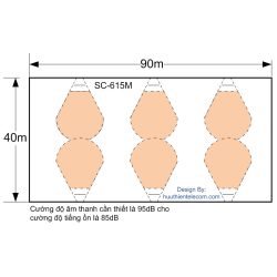 Cách bố trí loa trong nhà máy