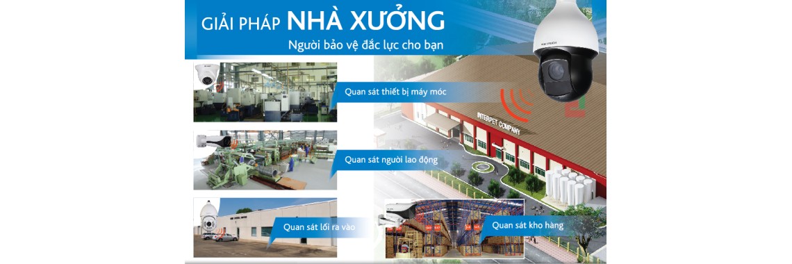 Giải pháp camera cho nhà máy