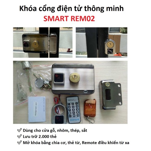 Hướng dẫn cài đặt và sử dụng khóa cửa cổng thẻ từ smart rim lock VR-1200