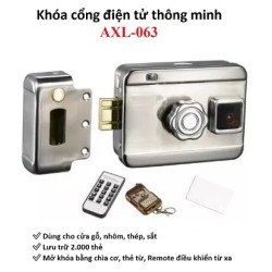 Khóa cổng điện tử dùng Thẻ từ, Remote AXL-063