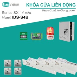 Bộ khóa Interlock Airlock IDS-S4B, liên động 4 cửa cho phòng đệm, phòng sạch