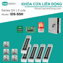 Bộ khóa Interlock Airlock IDS-S5H, liên động 5 cửa cho phòng đệm, phòng sạch