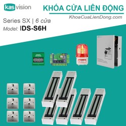 Bộ khóa Interlock Airlock IDS-S6H, liên động 6 cửa cho phòng đệm, phòng sạch