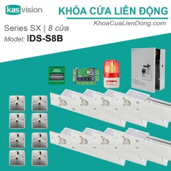 Bộ khóa Interlock Airlock IDS-S8B, liên động 8 cửa cho phòng đệm, phòng sạch