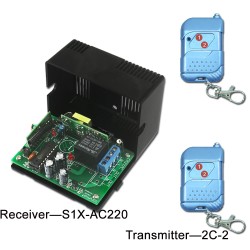 Board mạch điều khiển từ xa 2 kênh relay, tần số 433Mhz RF-02 (loại học lệnh)