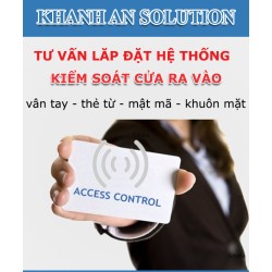 Lắp đặt kiểm soát cửa ra vào bằng thẻ từ, vân tay, mật mã