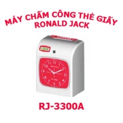 Máy chấm công thẻ giấy IN KIM Ronald Jack RJ-3300A