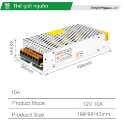 Nguồn tổng 12V - 10 Ampe 120W