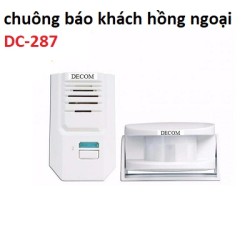 Chuông báo khách cảm ứng hồng ngoại không dây DC-287 Chuông báo khách cảm ứng hồng ngoại không dây DC-287