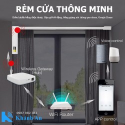 Bộ động cơ điều khiển rèm cửa qua APP điện thoại wifi FF-EH1W (2.2M) Bộ động cơ điều khiển rèm cửa qua APP điện thoại wifi FF-EH1W (2.2M)