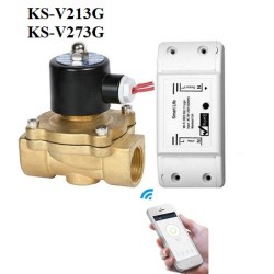 Bộ van nước điều khiển bằng điện thoại wifi/3G/4G KS-V213G Bộ van nước điều khiển bằng điện thoại wifi/3G/4G KS-V213G