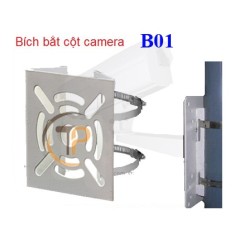 Chân bích bắt cột cho Camera + đai BBC-01