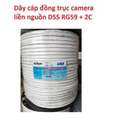 Dây cáp đồng trục camera liền nguồn DSS RG59 + 2C