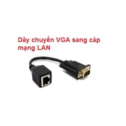 Dây chuyển VGA sang cáp mạng LAN