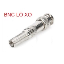 Jack BNC lò xo vặn, lõi đồng