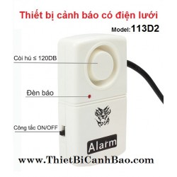 Thiết bị cảnh báo có điện, mất điện 113D2