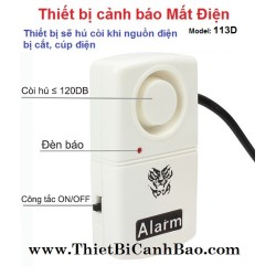 Thiết bị cảnh báo Mất Điện, cắt điện 113D