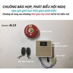 Chuông báo họp hẹn giờ giới hạn thời gian phát biểu AL15