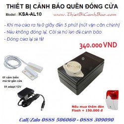 Bộ đèn còi báo động cảnh báo cửa chưa được đóng KSA-AL10