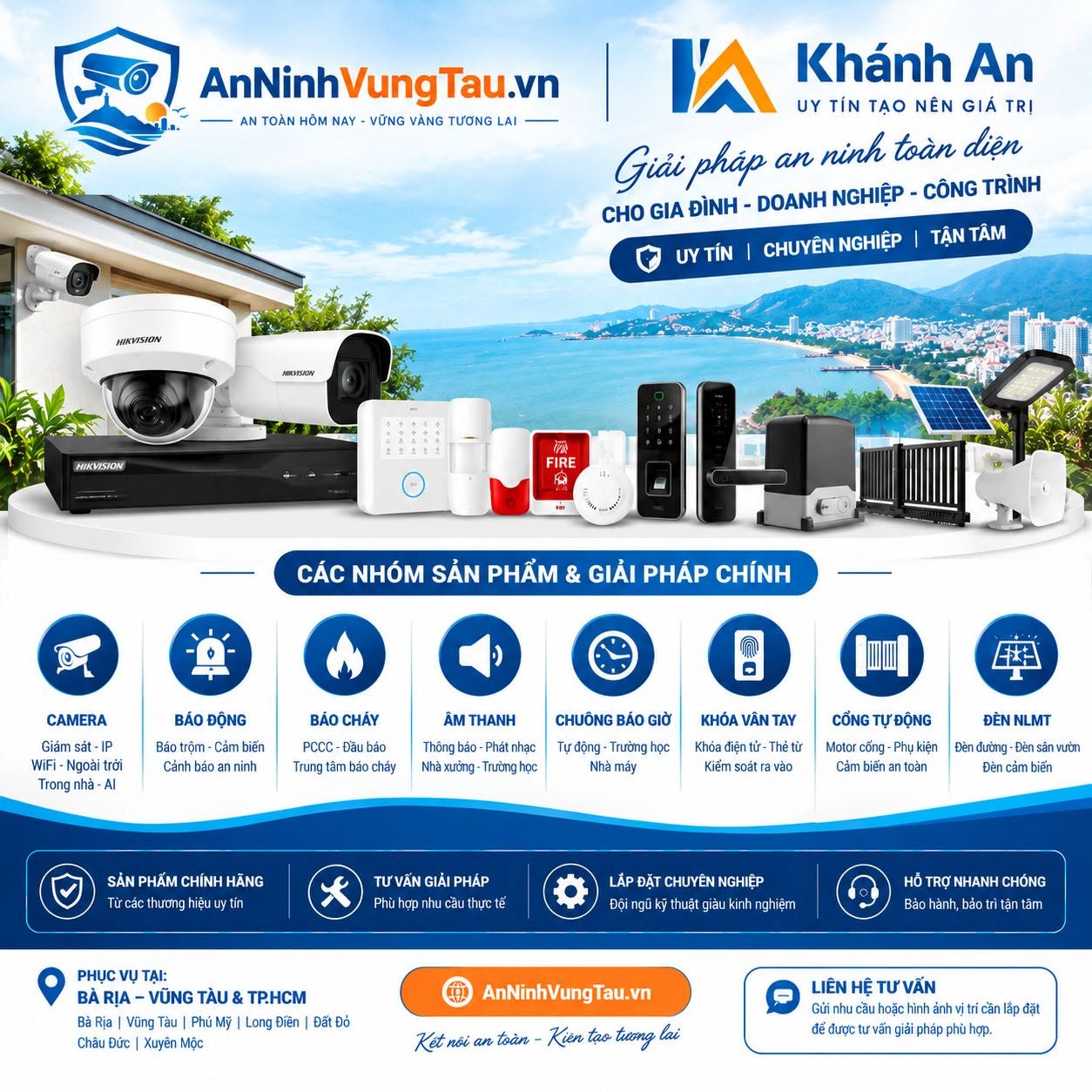 Giải pháp an ninh Vũng Tàu cho gia đình, cửa hàng và doanh nghiệp, an ninh Vũng Tàu, thiết bị an ninh Vũng Tàu, camera Vũng Tàu, giải pháp an ninh Vũng Tàu, lắp camera Vũng Tàu