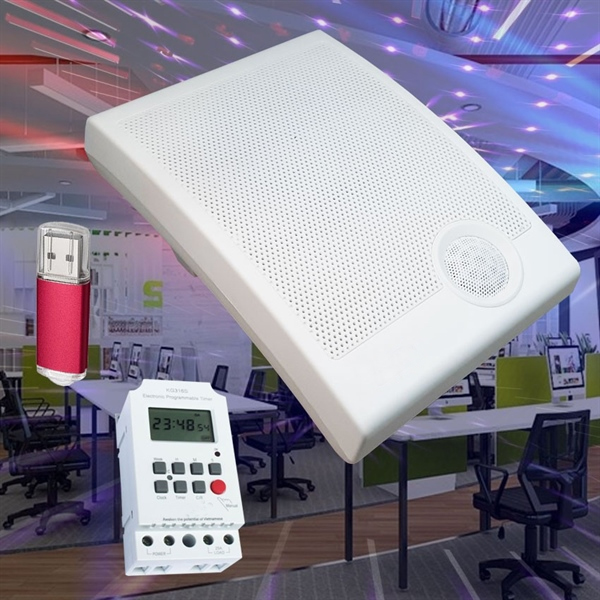 Loa báo giờ làm việc tự động bằng bản nhạc KS-38USB (mở nhạc, reng chuông báo giờ làm việc cho văn phòng, nhà xưởng, trường học)
